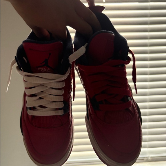 Red and Black Sneakers
